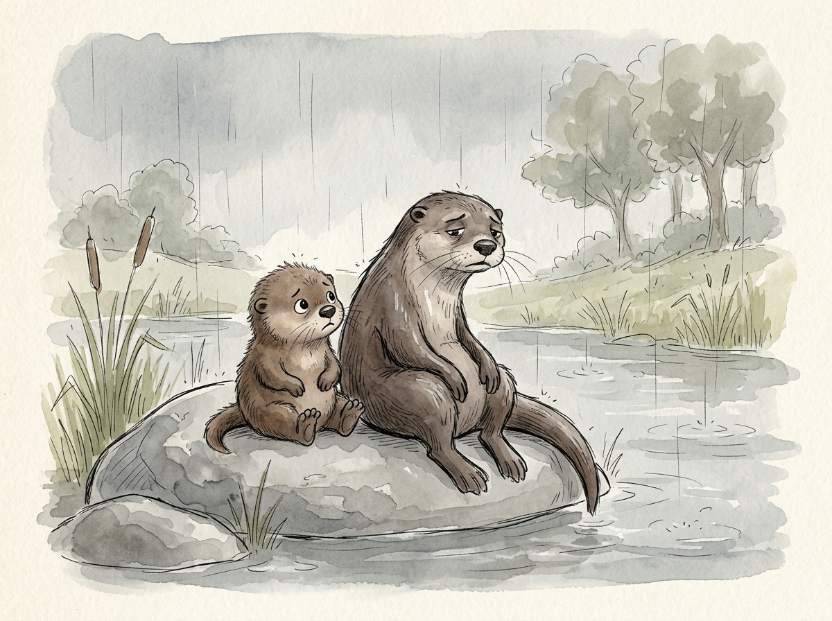 The Otter Family's Terrible Tuesday — children's audio story for ages 6-8