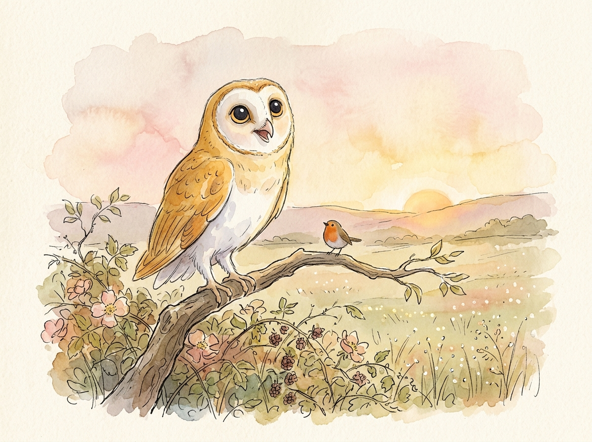 The Owl Who Overslept — children's audio story for ages 6-8