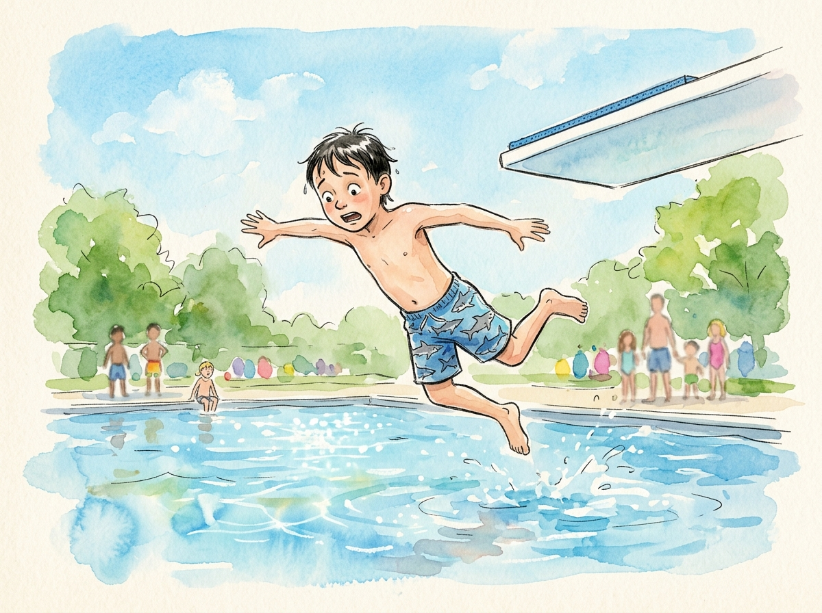 The Diving Board — children's audio story for ages 6-8