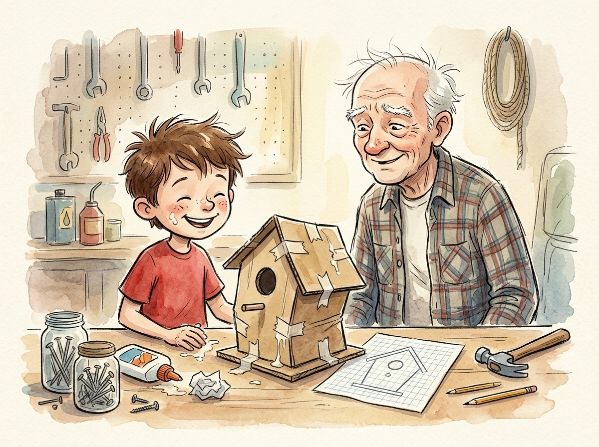 The Rainy Saturday — children's audio story for ages 6-8