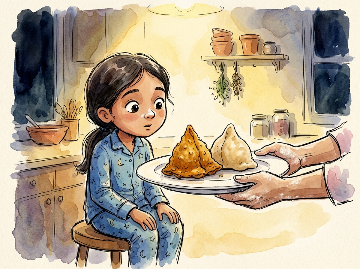 The Samosa Argument — children's audio story for ages 6-8