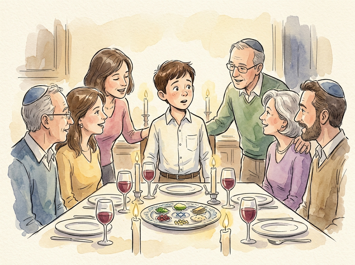 The Seder Question — children's audio story for ages 6-8