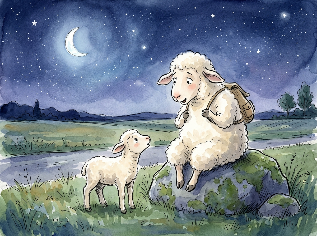 The Sheep Who Didn't Want to Be Counted — children's audio story for ages 6-8
