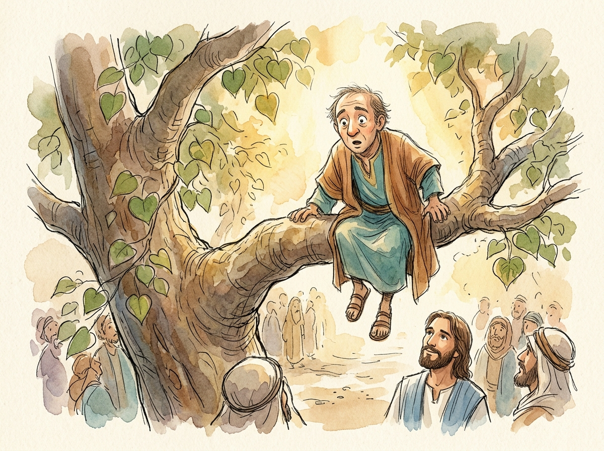 The Short Man in the Tall Tree — children's audio story for ages 6-8