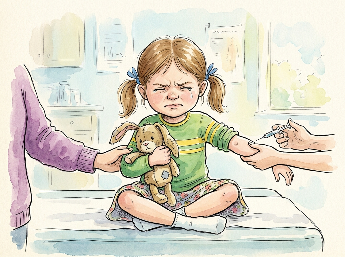 The Shot — children's audio story for ages 3-5