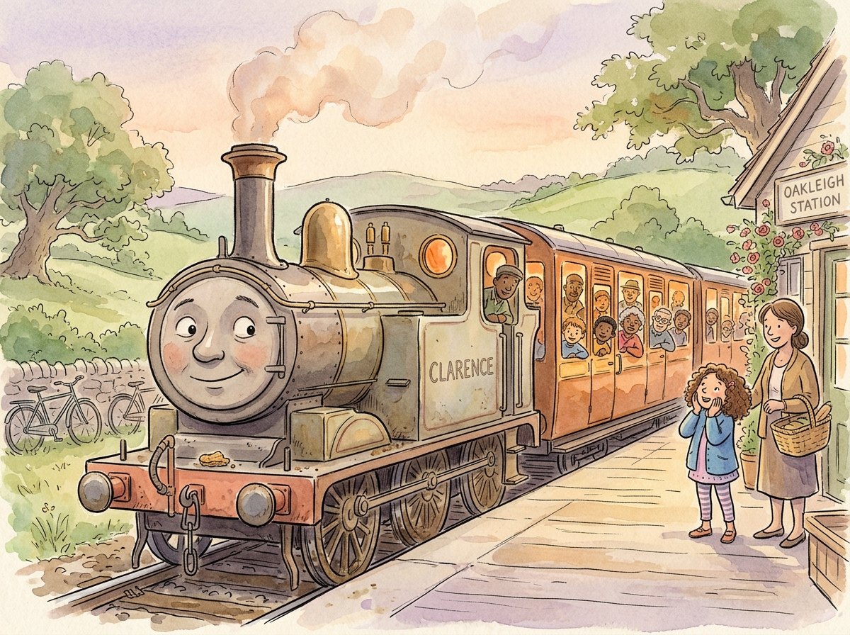 The Slow Train — children's audio story for ages 3-5