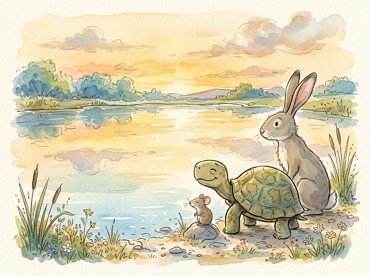 The Slowest Tortoise in the Race — children's audio story for ages 6-8