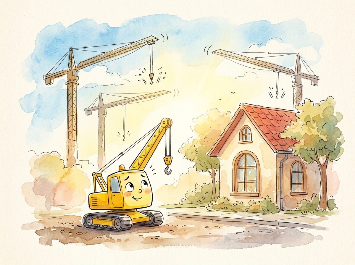 The Smallest Crane — children's audio story for ages 3-5
