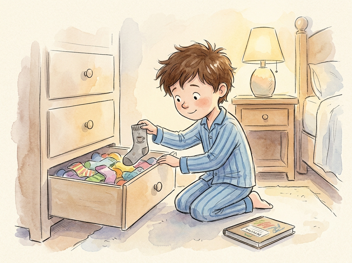 The Sock Mystery — children's audio story for ages 6-8