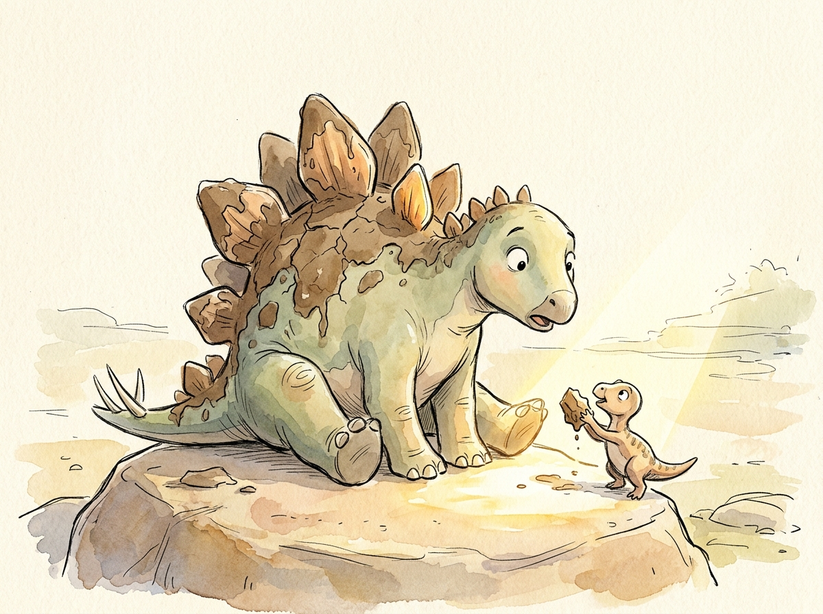 The Stegosaurus Who Was Cold — children's audio story for ages 6-8