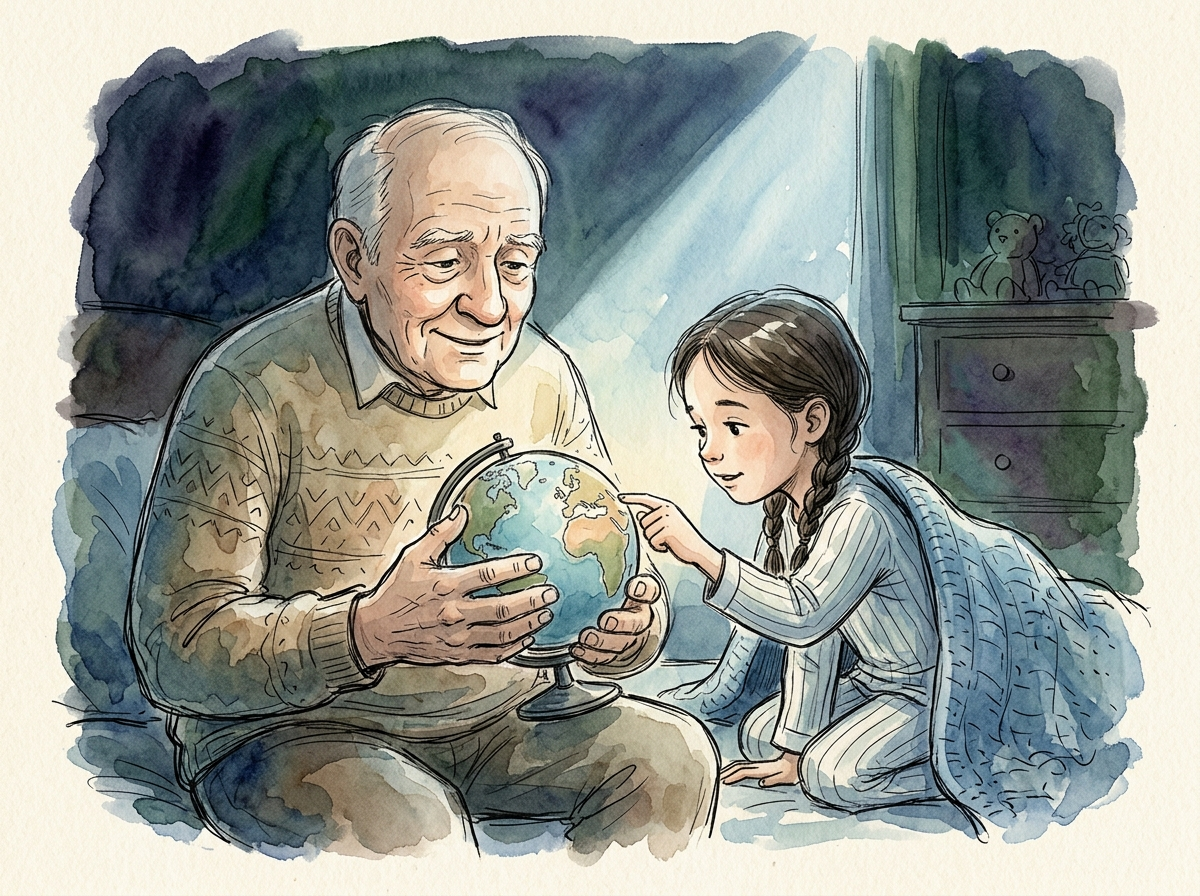 The Sun Never Stops — children's audio story for ages 6-8