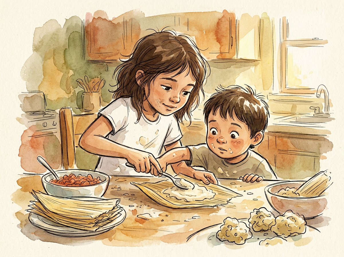 The Tamale Morning — children's audio story for ages 6-8