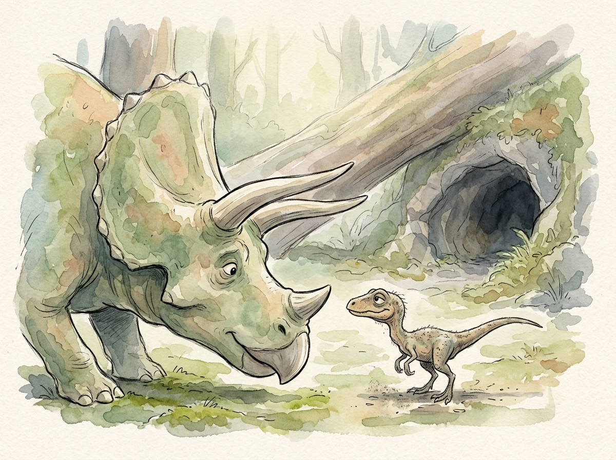 The Tiny Dinosaur — children's audio story for ages 6-8