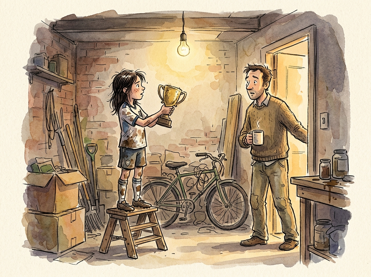 The Trophy Shelf — children's audio story for ages 9-11