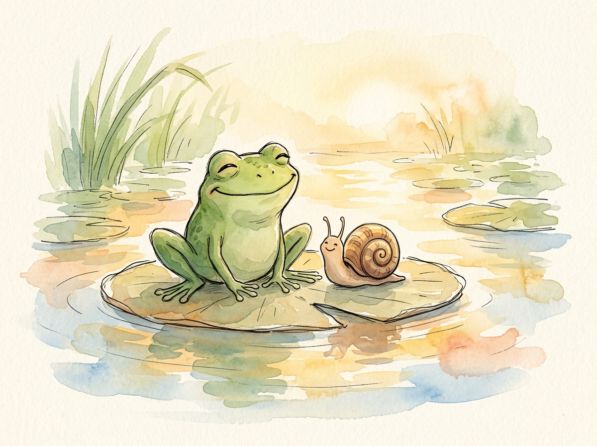 The Very Particular Frog — children's audio story for ages 3-5