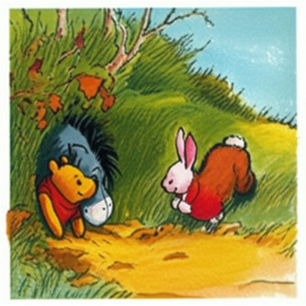Stuck at Rabbit's — children's audio story for ages 3-5